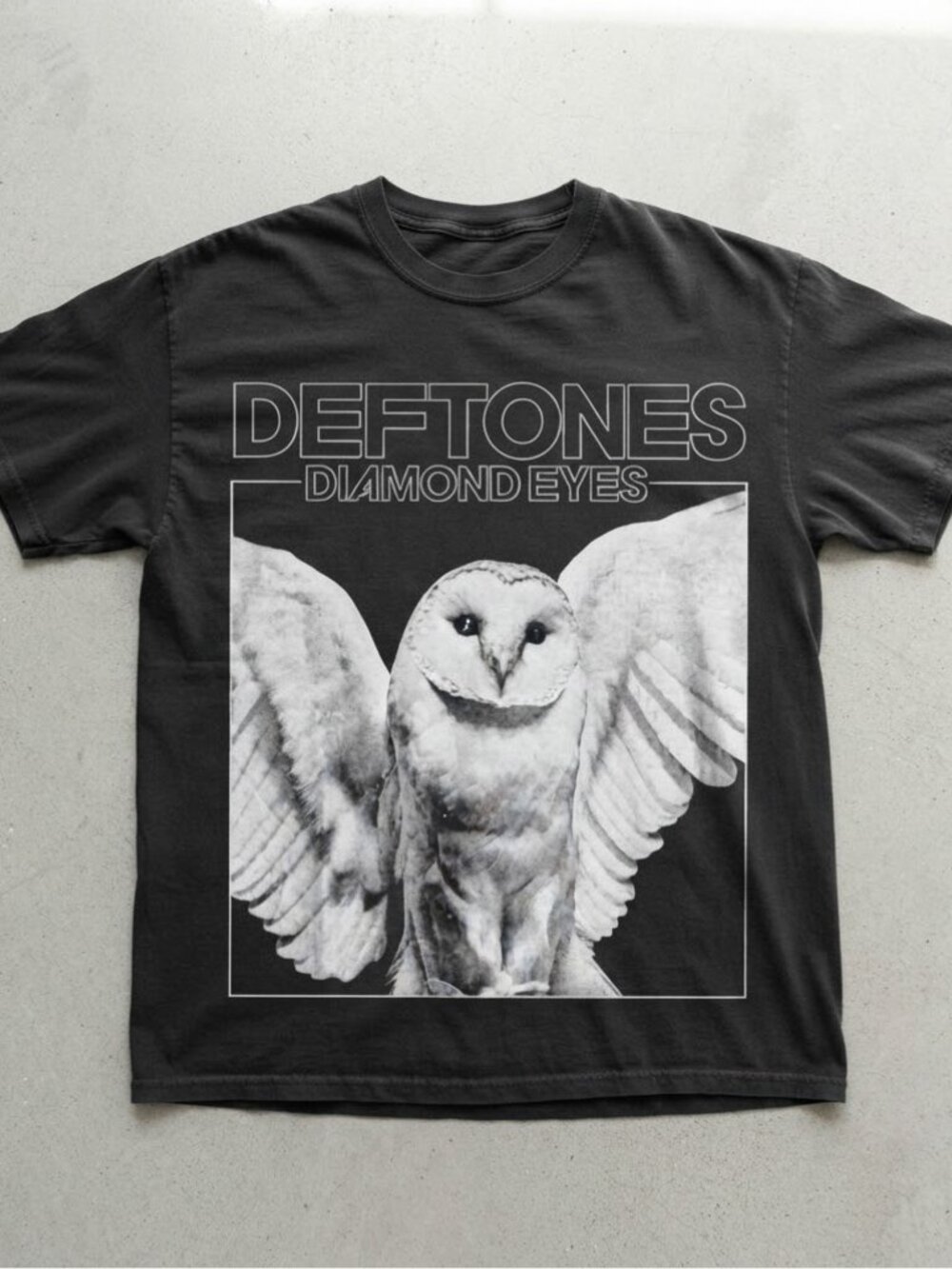 Deftones Diamond Eyes Album Art Dark Grey T-Shirt S-4XL